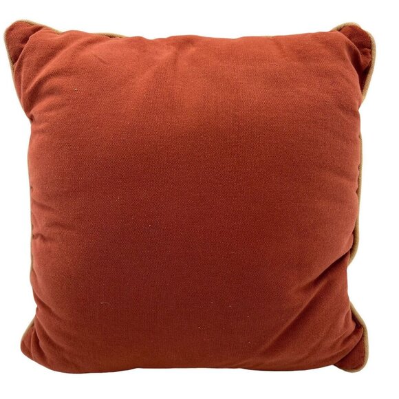 Bella Lux Pillows 2 Crewel Flower Trellis 14 x 14 Design Autum Fall Colors - Picture 6 of 8